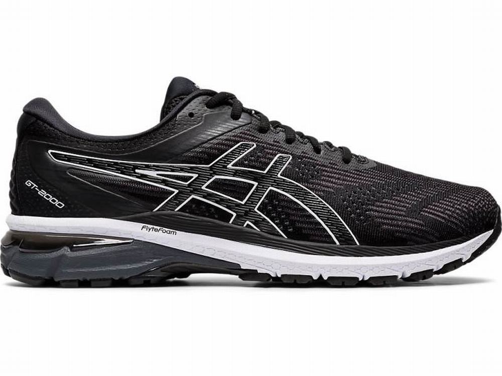 Chaussures Running Asics GT-2000 8 (4E) Homme Noir Blanche | JSY-208746