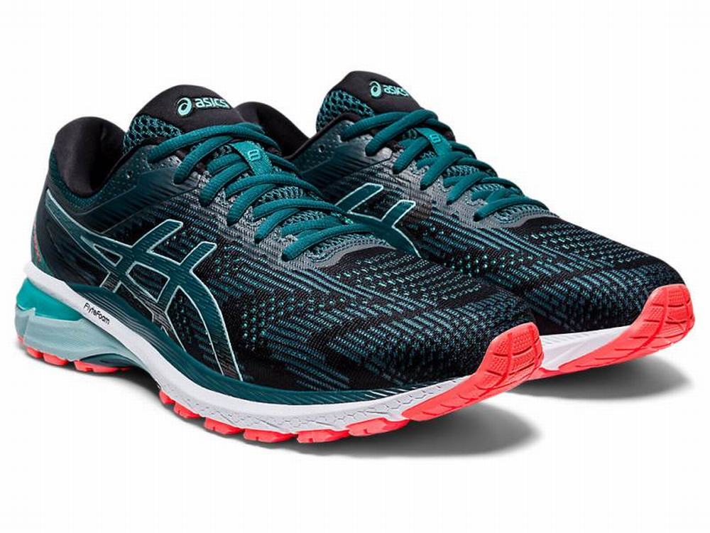 Chaussures Running Asics GT-2000 8 Homme Noir Bleu | KEZ-681954