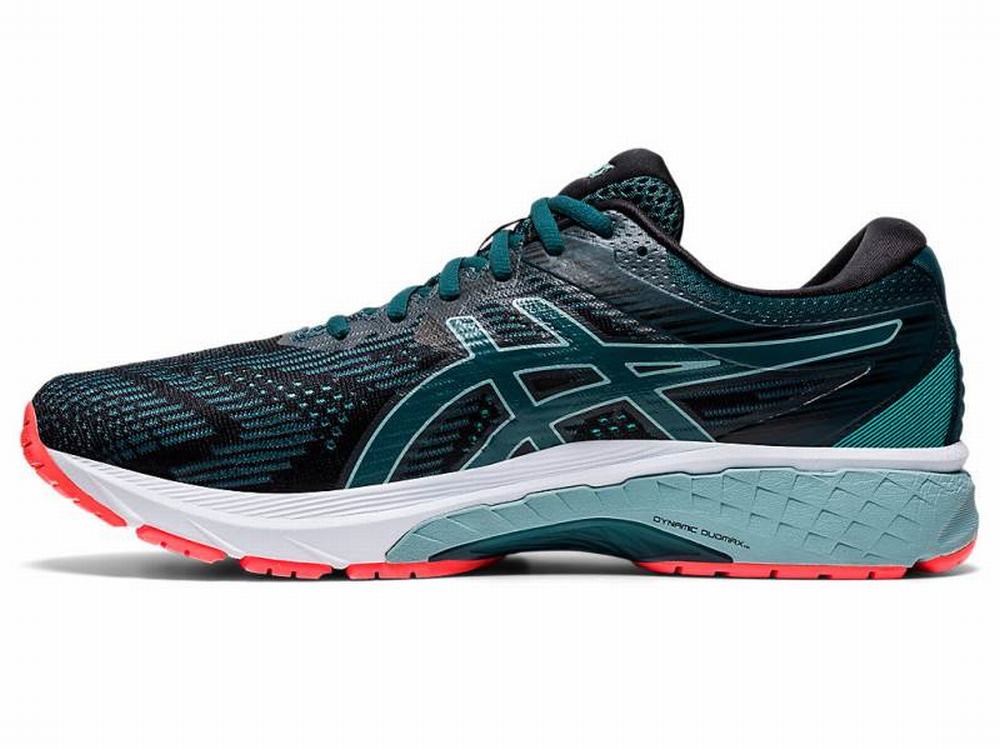 Chaussures Running Asics GT-2000 8 Homme Noir Bleu | KEZ-681954