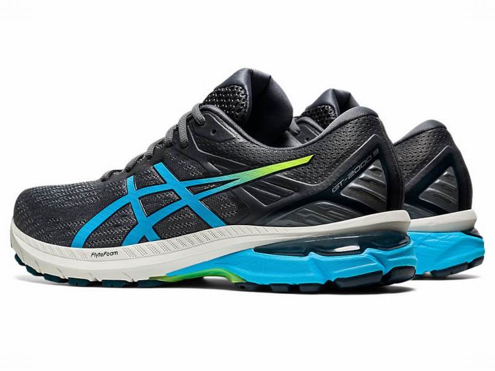 Chaussures Running Asics GT-2000 9 (2E) Homme Grise Noir | WXF-784195