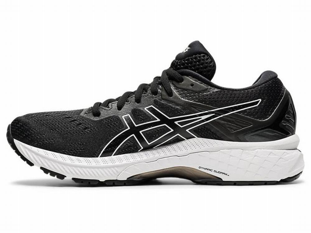 Chaussures Running Asics GT-2000 9 Femme Noir Blanche | UWD-291835