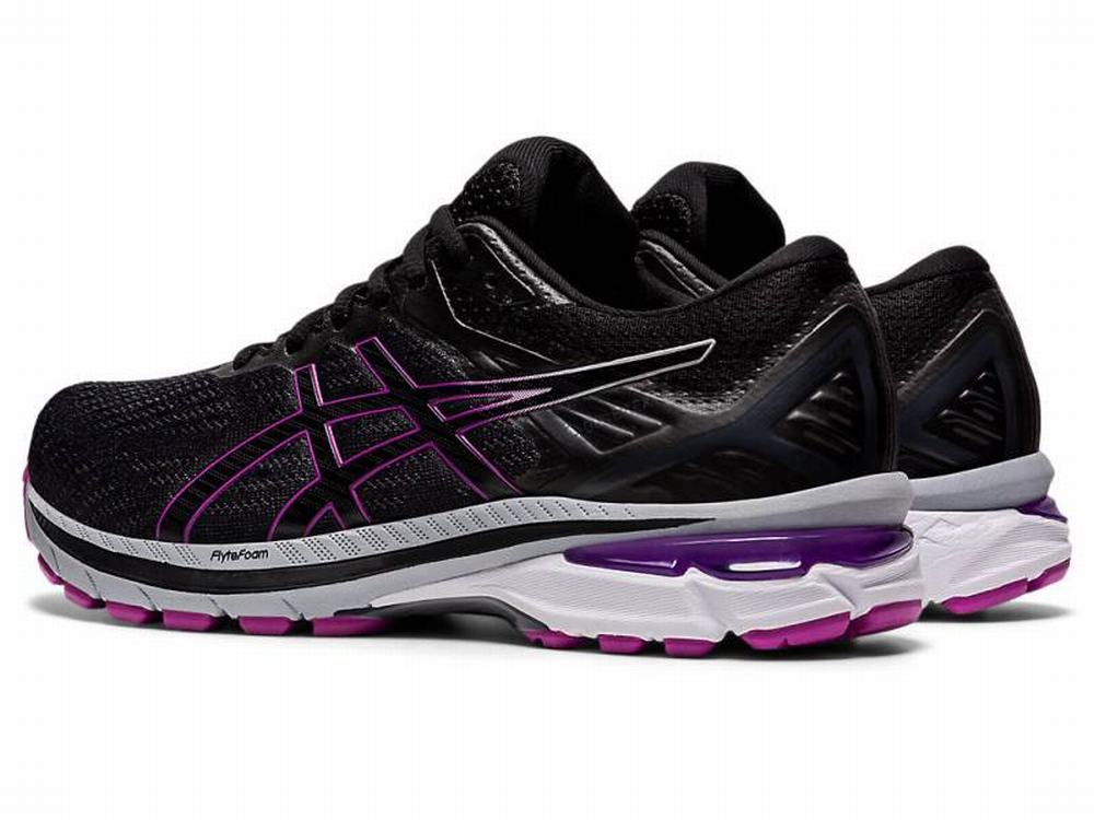 Chaussures Running Asics GT-2000 9 G-TX Femme Noir Violette | DBN-730541