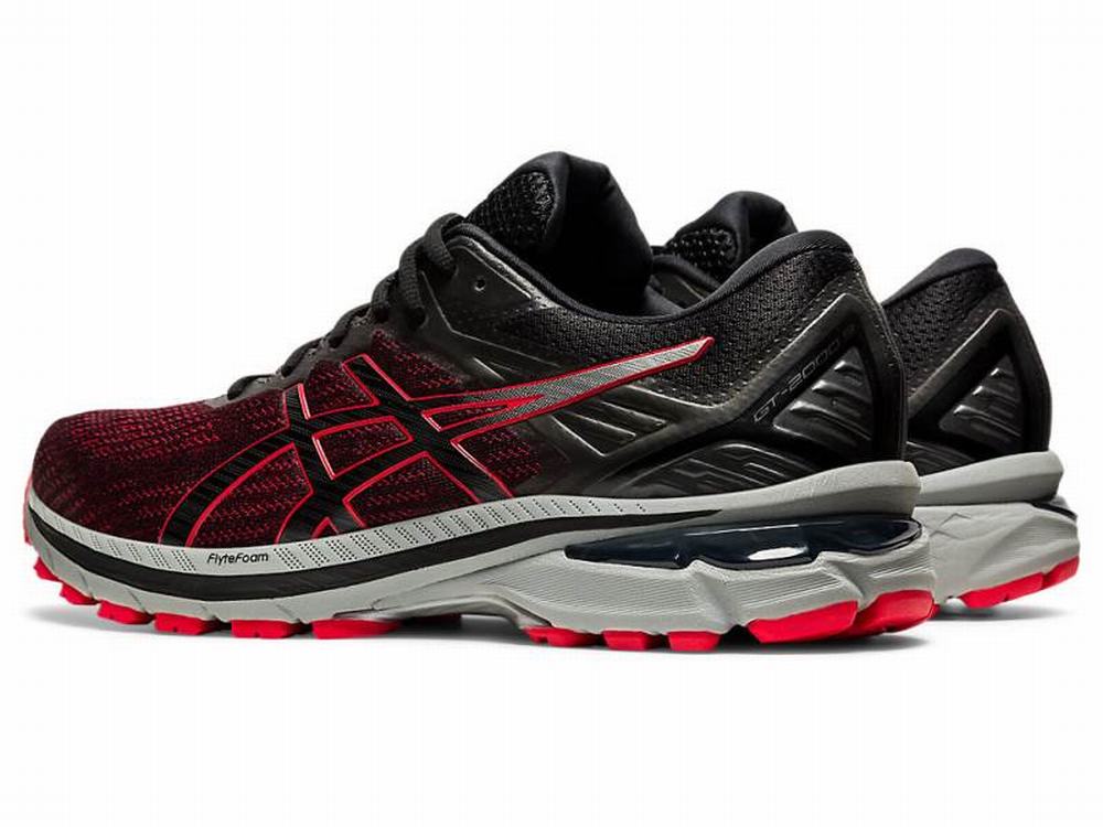 Chaussures Running Asics GT-2000 9 Homme Noir Rouge | IVG-063418