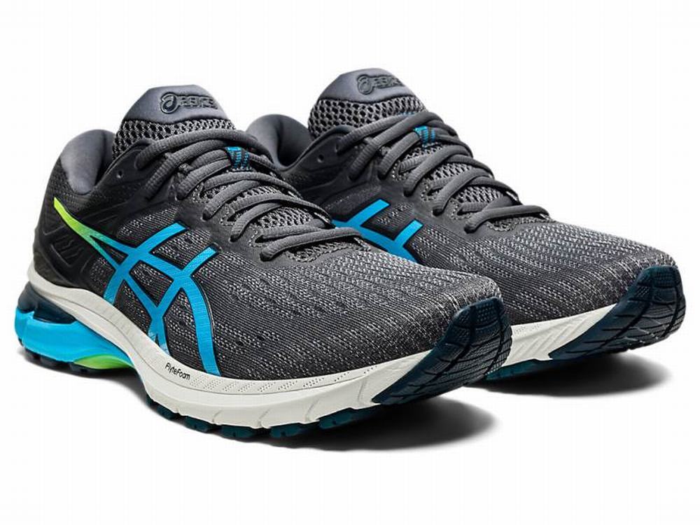 Chaussures Running Asics GT-2000 9 Homme Grise Noir | RBE-793284