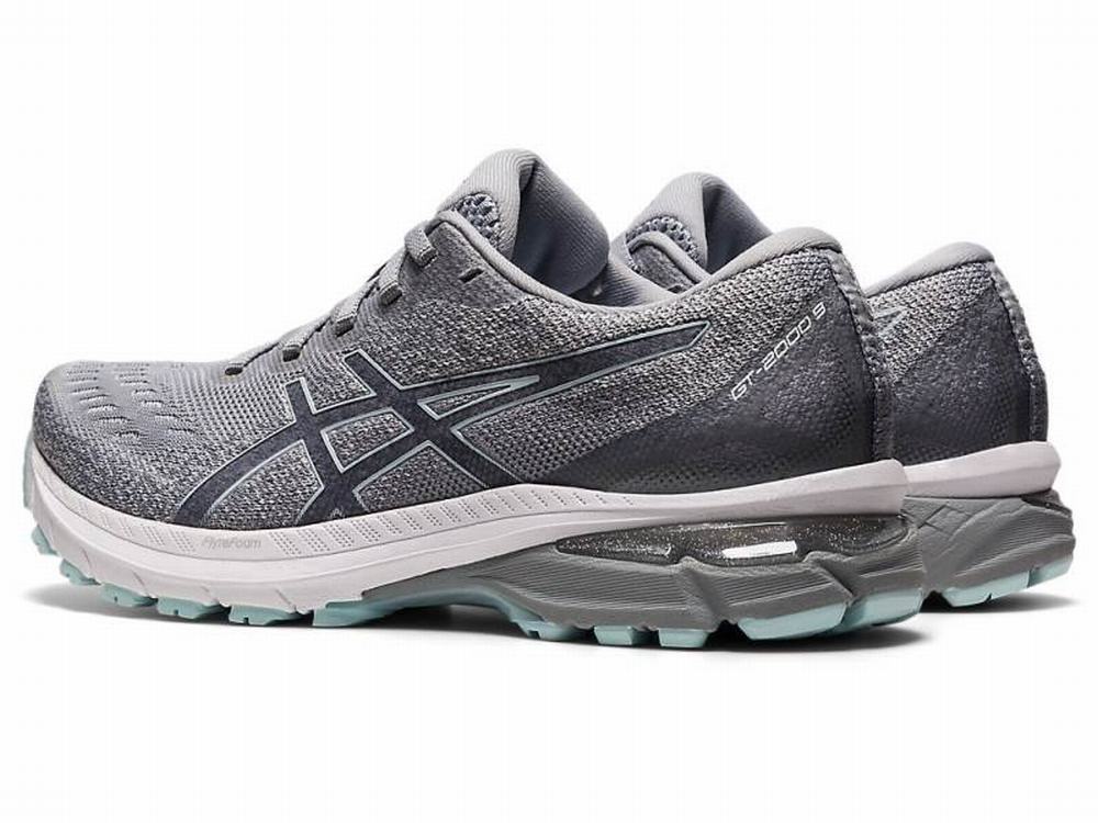 Chaussures Running Asics GT-2000 9 KNIT Femme Grise Noir | FTX-601924