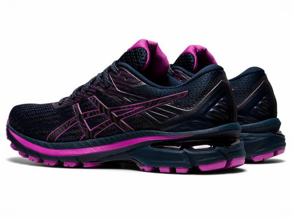 Chaussures Running Asics GT-2000 9 LITE-SHOW Femme Bleu | CND-327418