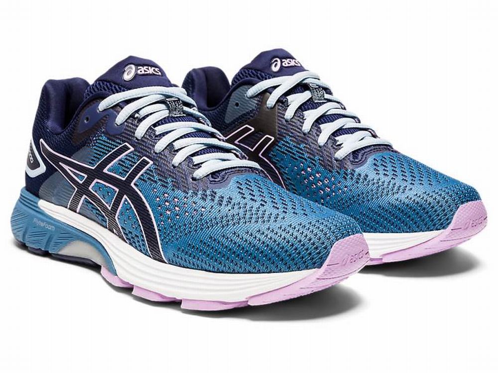 Chaussures Running Asics GT-4000 2 (D) Femme Grise Bleu Marine | LMW-456012