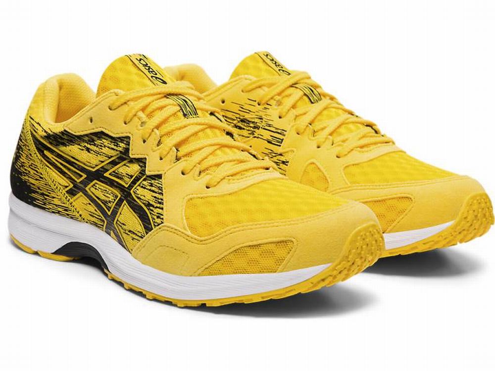 Chaussures Running Asics LYTERACER Homme Noir Jaune | WUN-120975