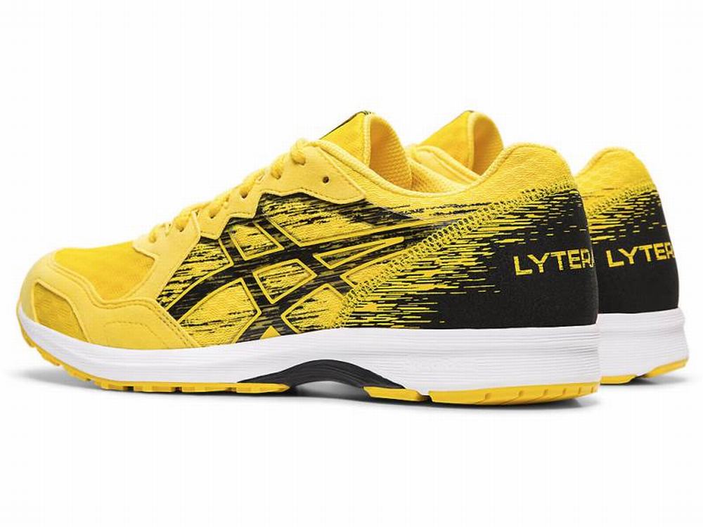 Chaussures Running Asics LYTERACER Homme Noir Jaune | WUN-120975