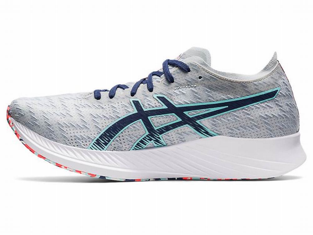 Chaussures Running Asics MAGIC SPEED Homme Grise Bleu | BUD-701694