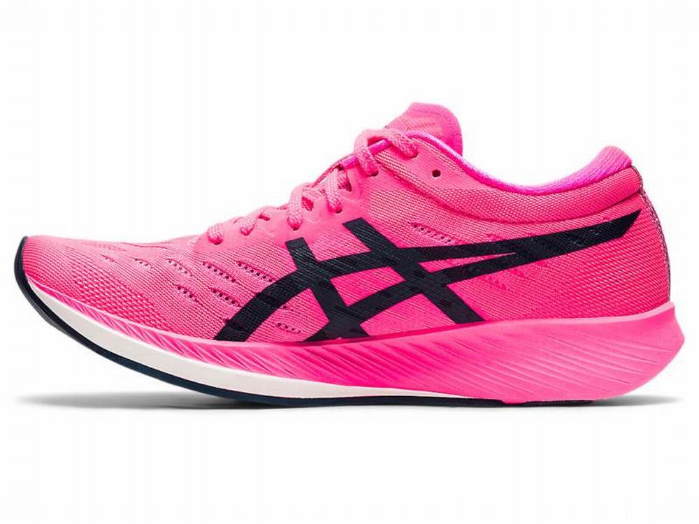 Chaussures Running Asics METARACER Femme Rose Bleu | GXN-682473