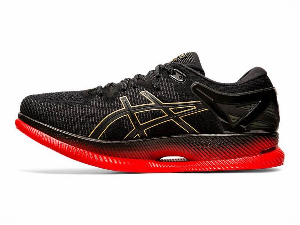 Chaussures Running Asics METARIDE Femme Noir Rouge | NWG-285460