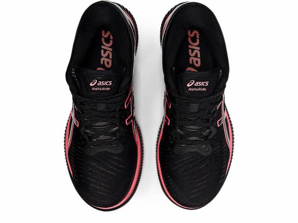 Chaussures Running Asics METARIDE Femme Noir Corail | RLZ-860234