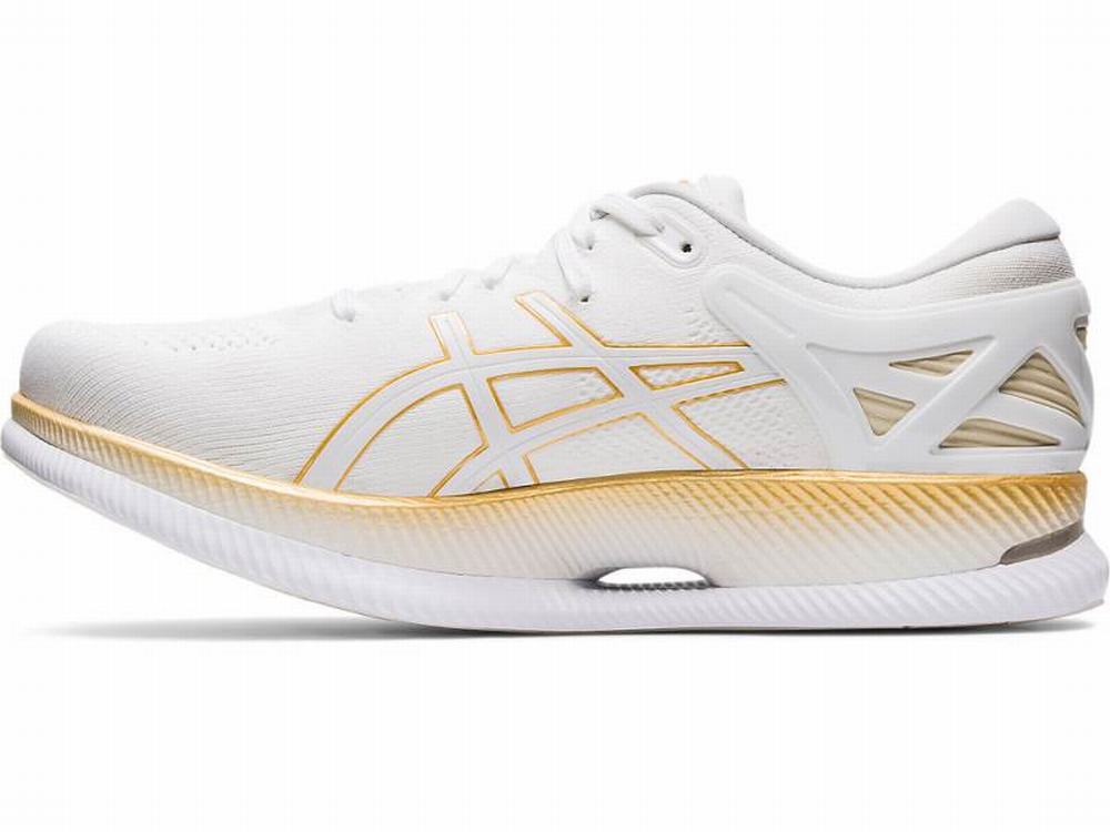 Chaussures Running Asics METARIDE Homme Blanche Doré | GDH-867394