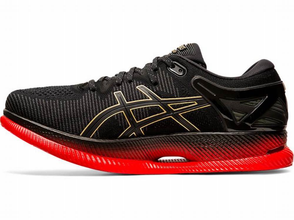 Chaussures Running Asics METARIDE Homme Noir Rouge | NZH-304851