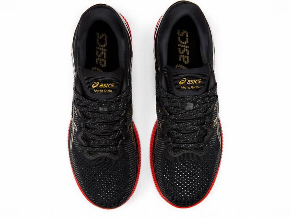 Chaussures Running Asics METARIDE Homme Noir Rouge | NZH-304851