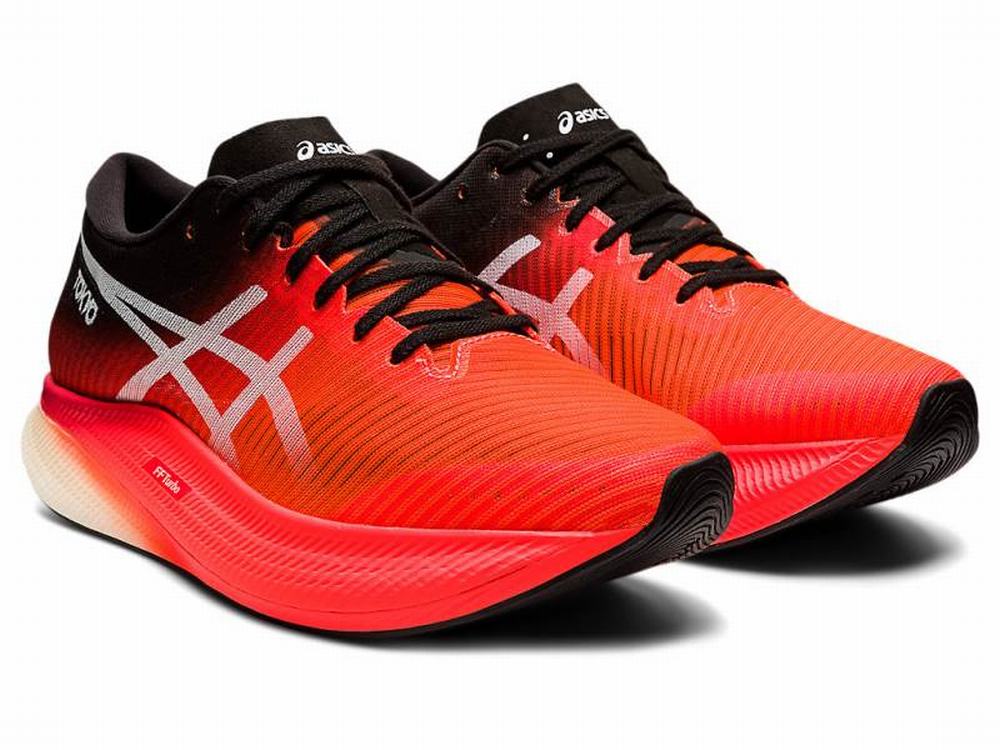 Chaussures Running Asics METASPEED SKY Homme Orange Rouge Blanche | YWP-612703