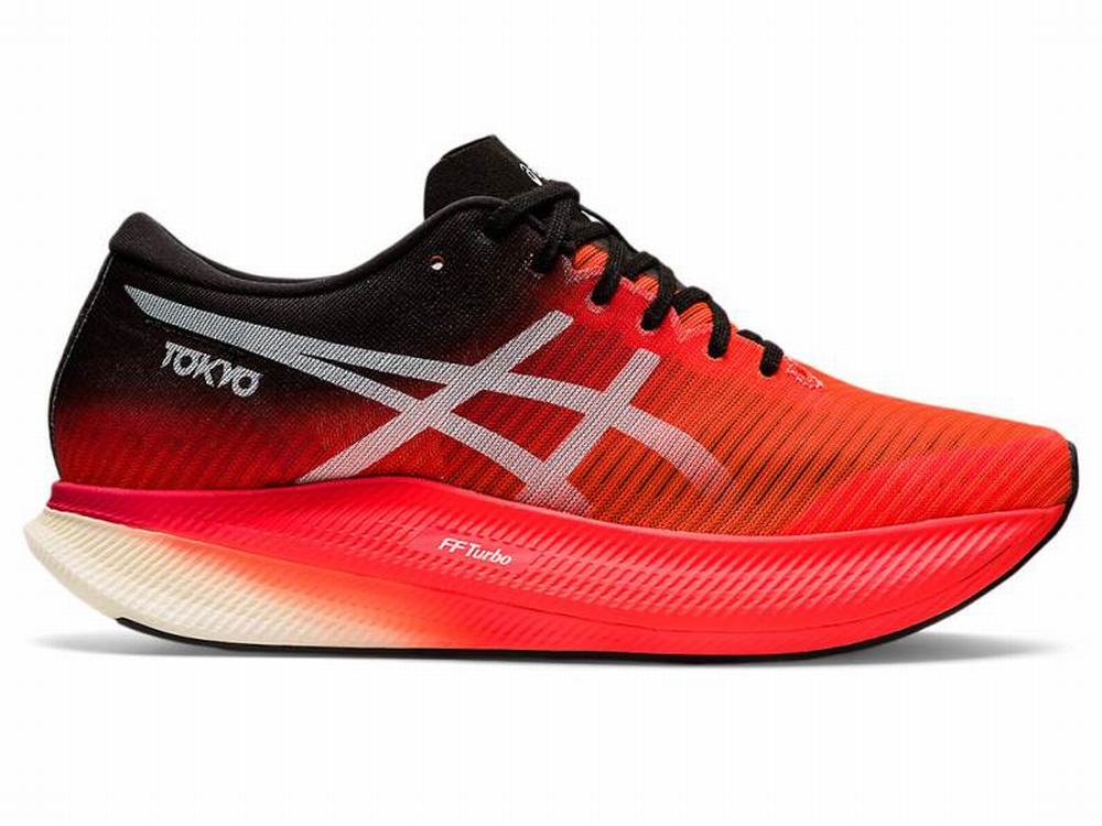 Chaussures Running Asics METASPEED SKY Homme Orange Rouge Blanche | YWP-612703