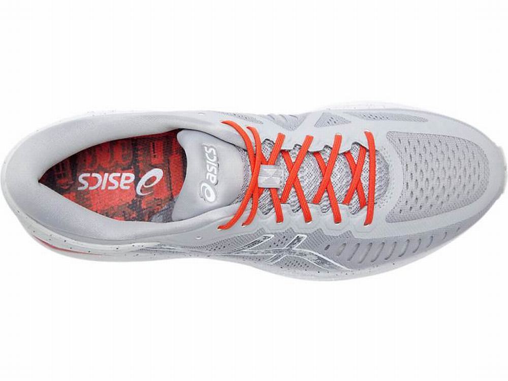 Chaussures Running Asics Metarun Femme Grise Rouge Blanche | DBZ-796450