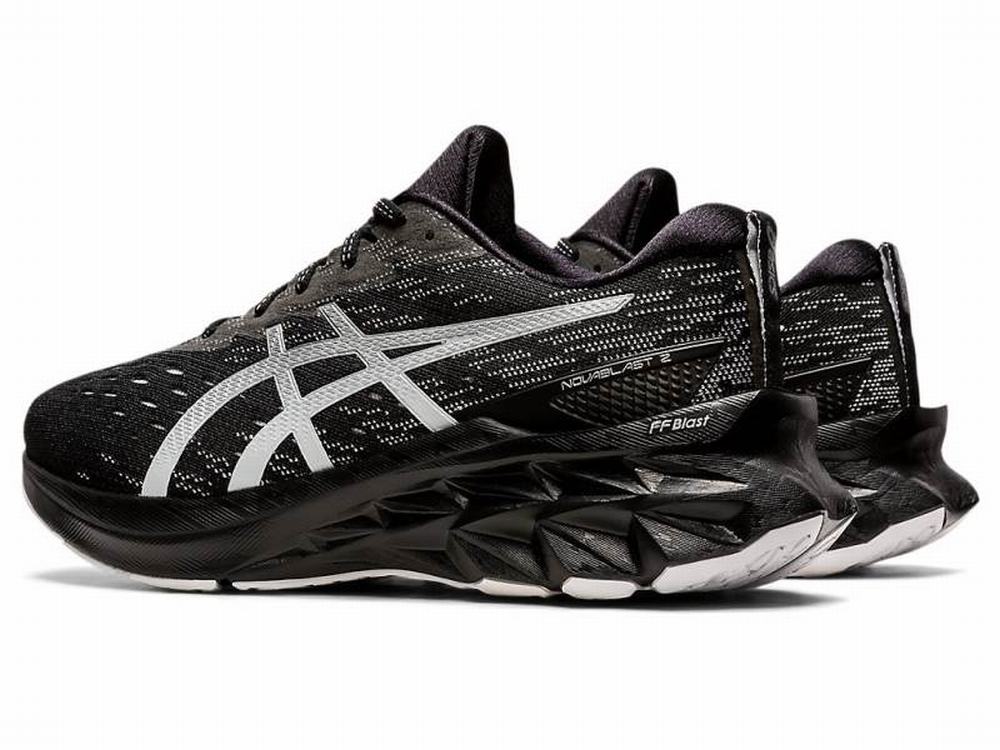 Chaussures Running Asics NOVABLAST 2 Homme Noir Argent | CHX-850473