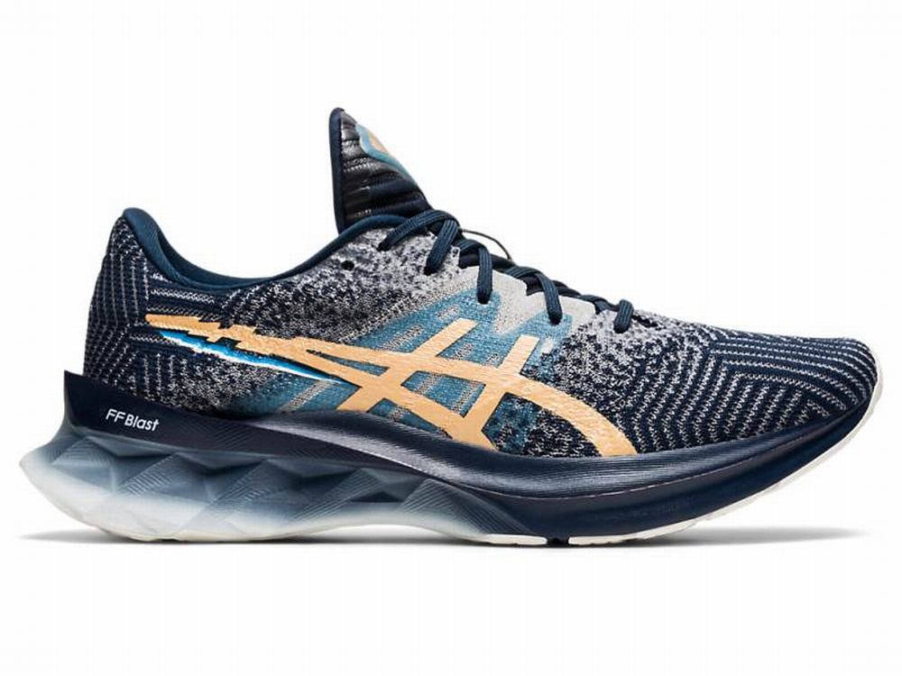 Chaussures Running Asics NOVABLAST Femme Bleu | EQR-876312