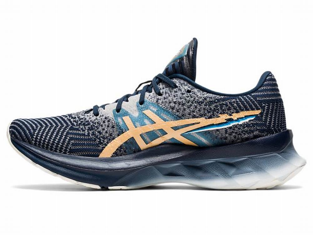 Chaussures Running Asics NOVABLAST Femme Bleu | EQR-876312