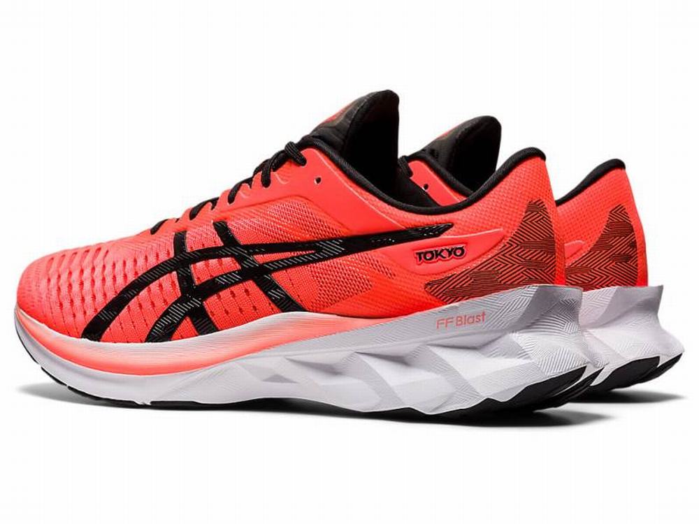 Chaussures Running Asics NOVABLAST Homme Orange Noir Rouge | YOU-450389