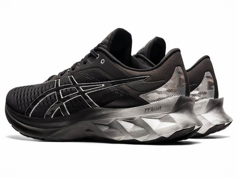 Chaussures Running Asics NOVABLAST Platinum Homme Noir Argent | FDN-614085