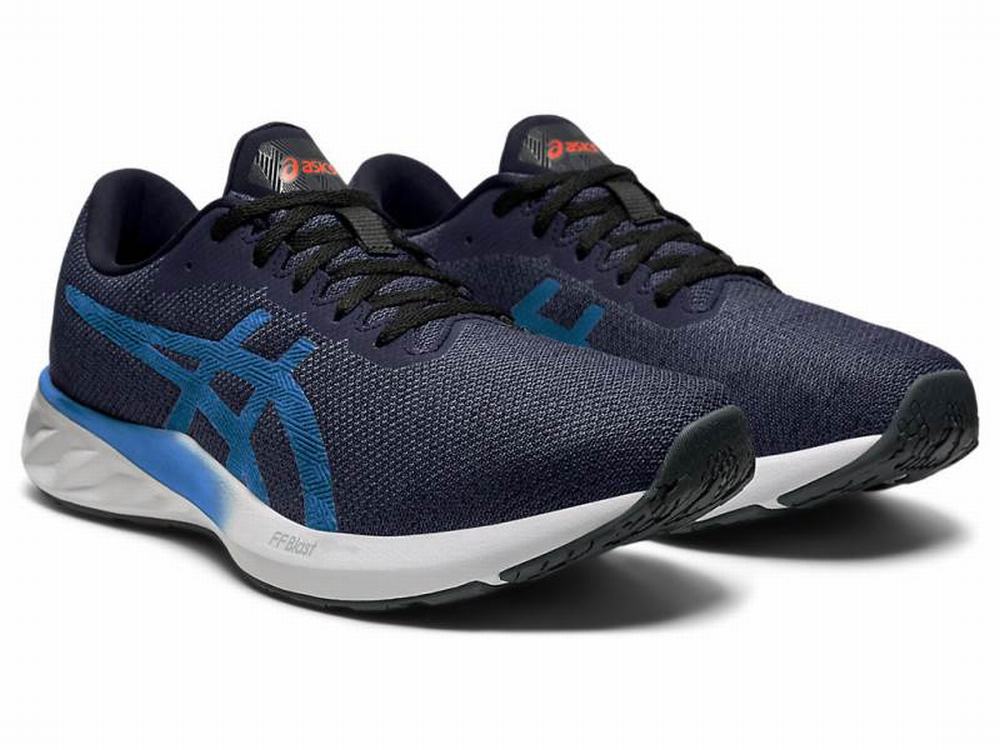 Chaussures Running Asics ROADBLAST Homme Bleu Marine Bleu | GPM-537014