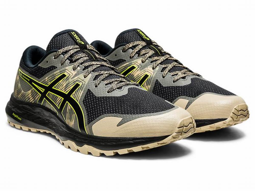 Chaussures Trail Asics GEL-SCRAM 6 Homme Noir Vert Clair | LPQ-210493