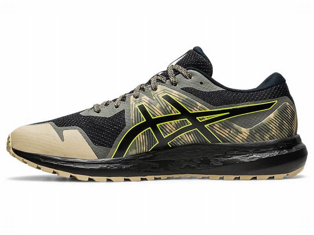 Chaussures Trail Asics GEL-SCRAM 6 Homme Noir Vert Clair | LPQ-210493