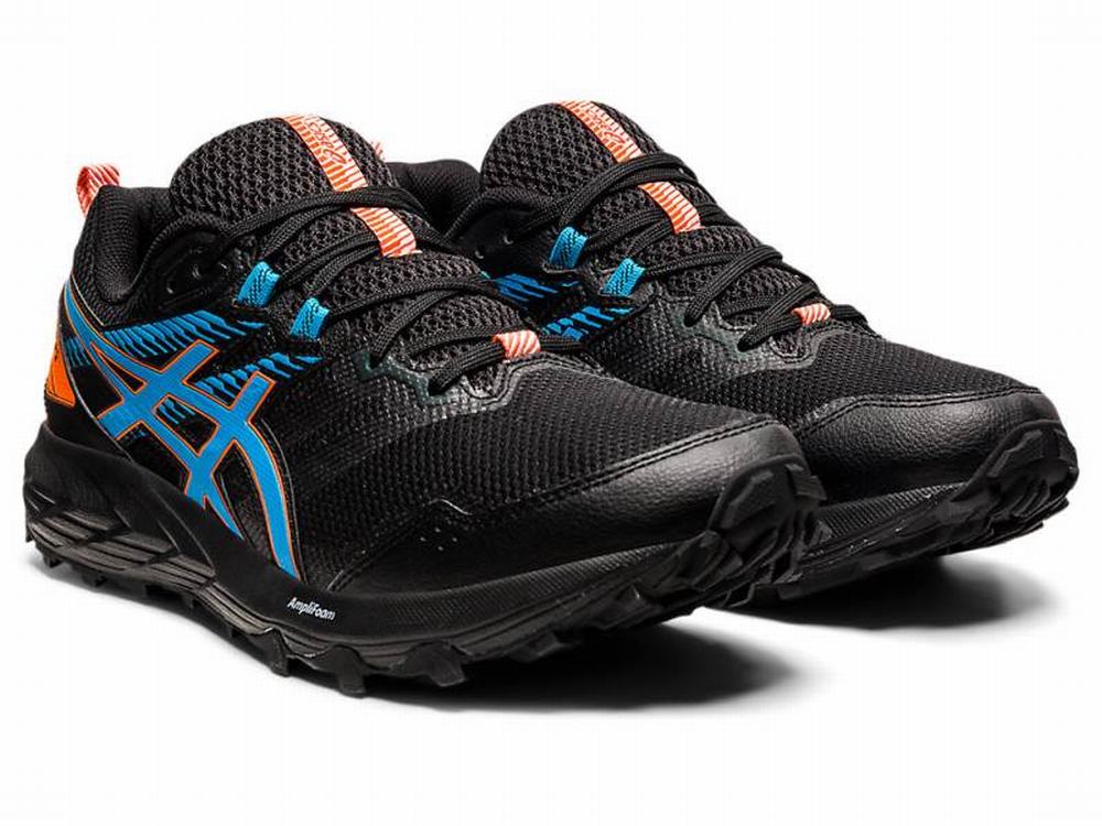 Chaussures Trail Asics GEL-SONOMA 6 Homme Noir Turquoise Clair | SUN-085174