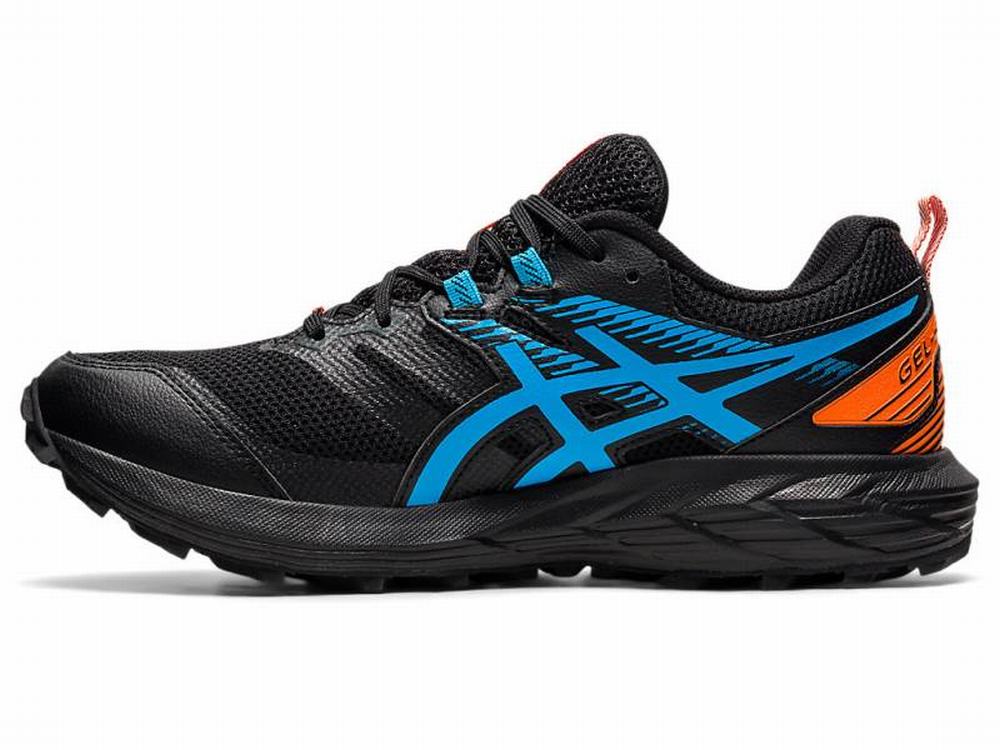 Chaussures Trail Asics GEL-SONOMA 6 Homme Noir Turquoise Clair | SUN-085174