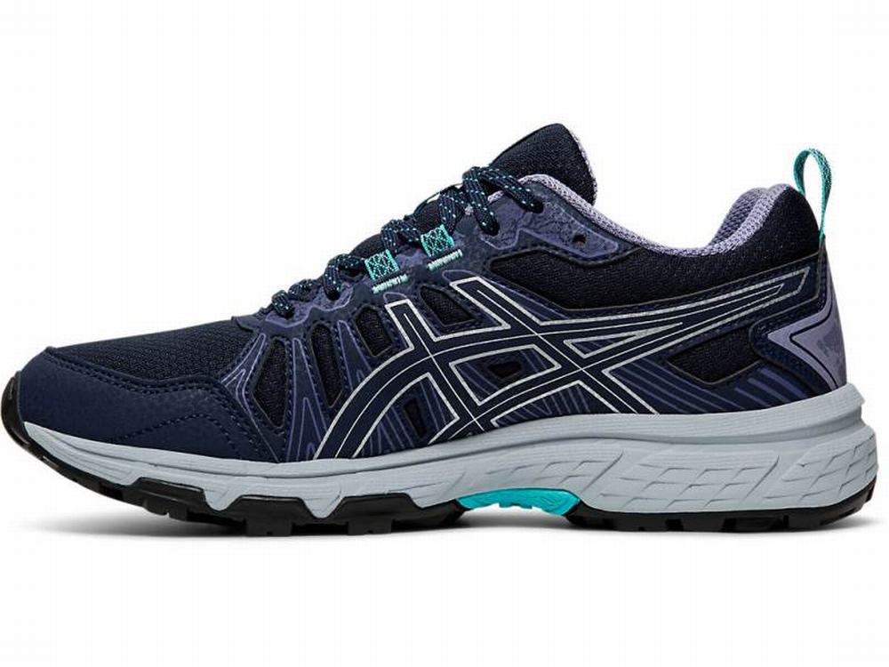 Chaussures Trail Asics GEL-VENTURE 7 (D) Femme Noir Argent | VCZ-162357