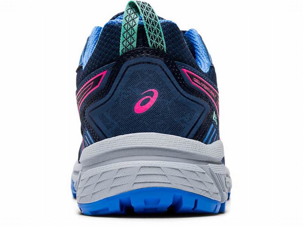 Chaussures Trail Asics GEL-VENTURE 7 Femme Bleu Marine Rose | IOD-891052