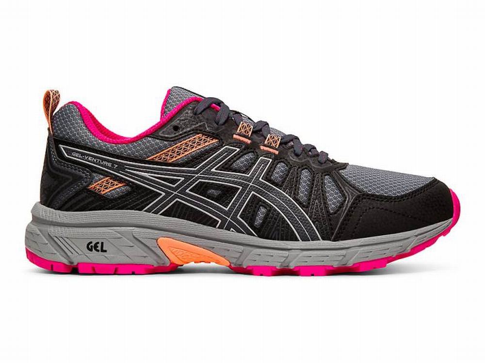 Chaussures Trail Asics GEL-VENTURE 7 Femme Argent Grise | IVE-034628