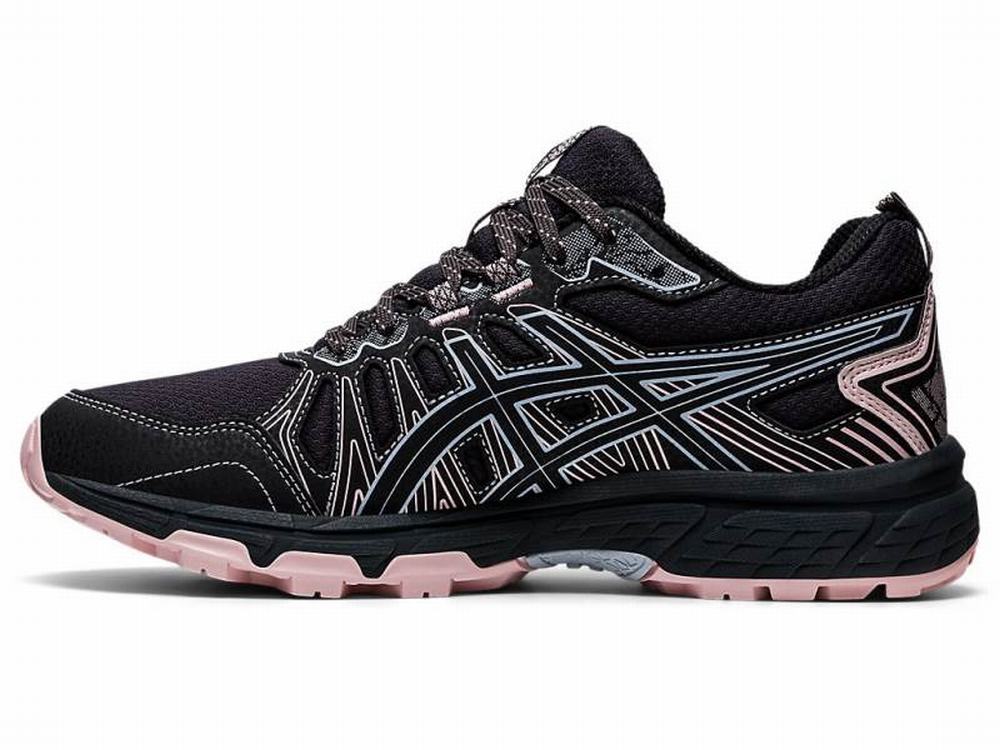 Chaussures Trail Asics GEL-VENTURE 7 Femme Grise Foncé Noir | XEG-064581