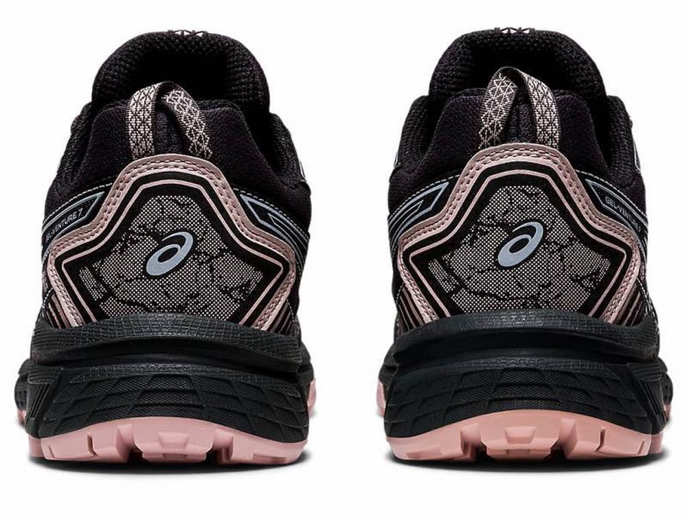 Chaussures Trail Asics GEL-VENTURE 7 Femme Grise Foncé Noir | XEG-064581