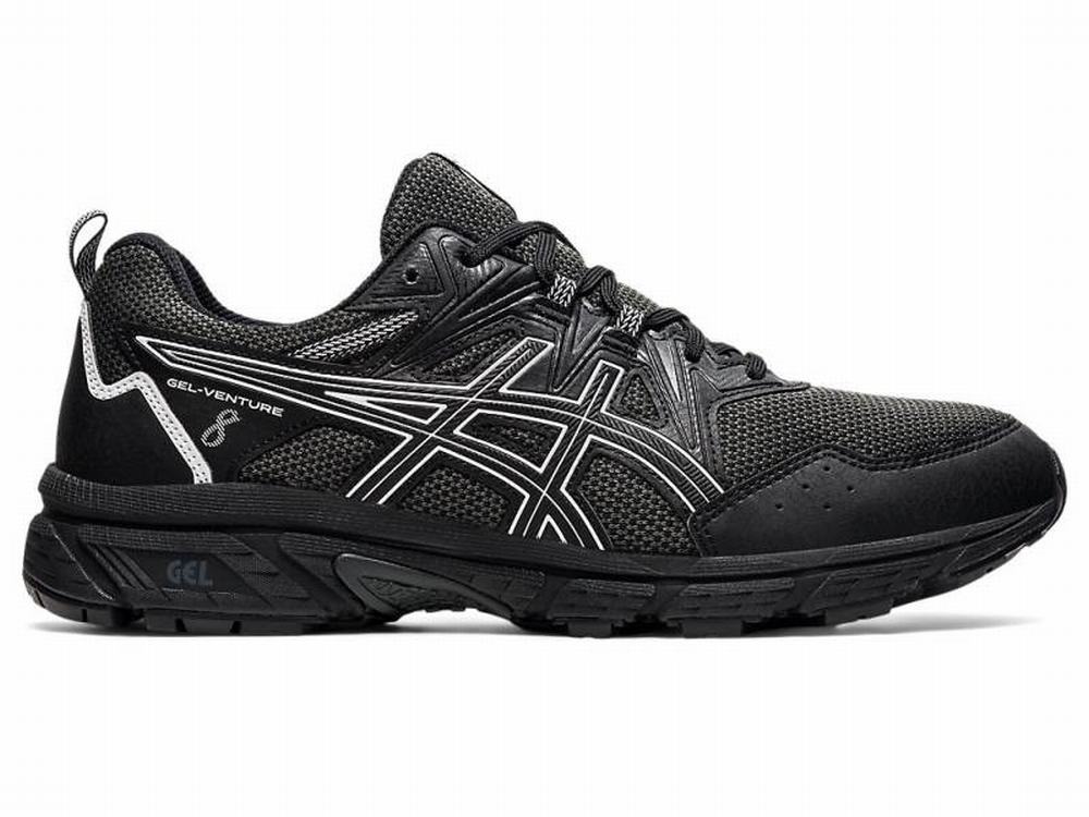 Chaussures Trail Asics GEL-VENTURE 8 (4E) Homme Noir Blanche | QYL-209617