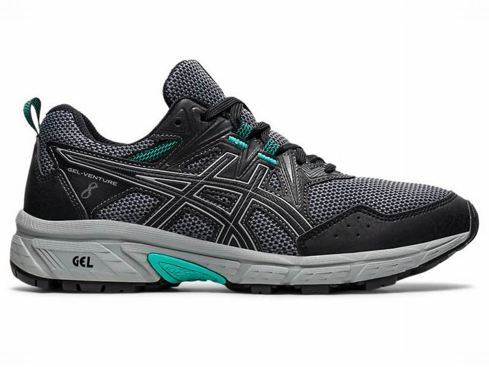 Chaussures Trail Asics GEL-VENTURE 8 Femme Noir | KAI-453017