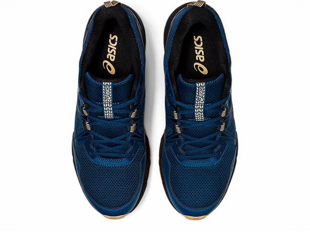 Chaussures Trail Asics GEL-VENTURE 8 Homme Noir Bleu | GTV-580942