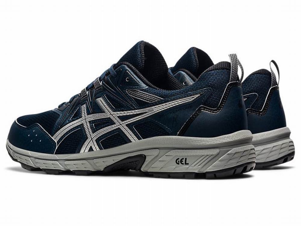 Chaussures Trail Asics GEL-VENTURE 8 Homme Bleu Argent | MDW-051849