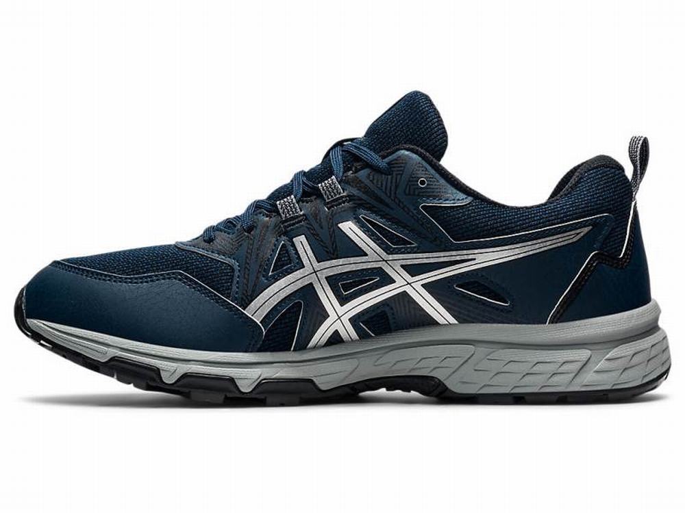 Chaussures Trail Asics GEL-VENTURE 8 Homme Bleu Argent | MDW-051849