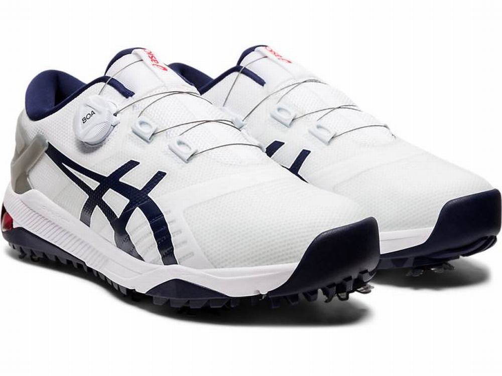 Chaussures de Golf Asics GEL-COURSE DUO Boa Homme Bleu Marine Blanche | QRD-532709