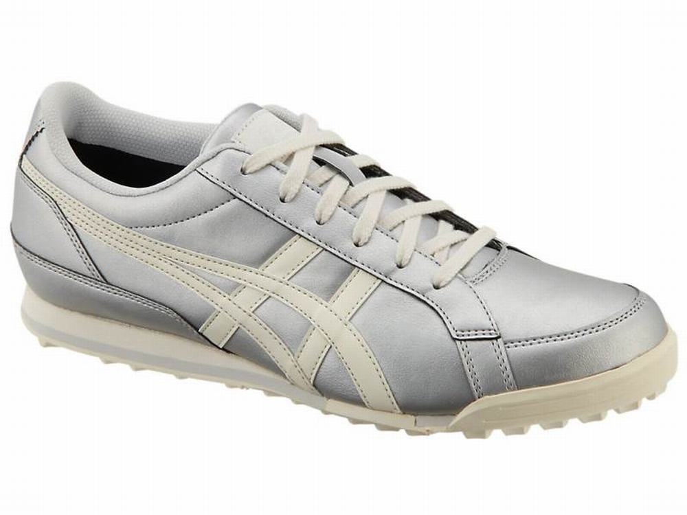 Chaussures de Golf Asics GEL-PRESHOT CLASSIC 3 Homme Argent Blanche | HZO-592843