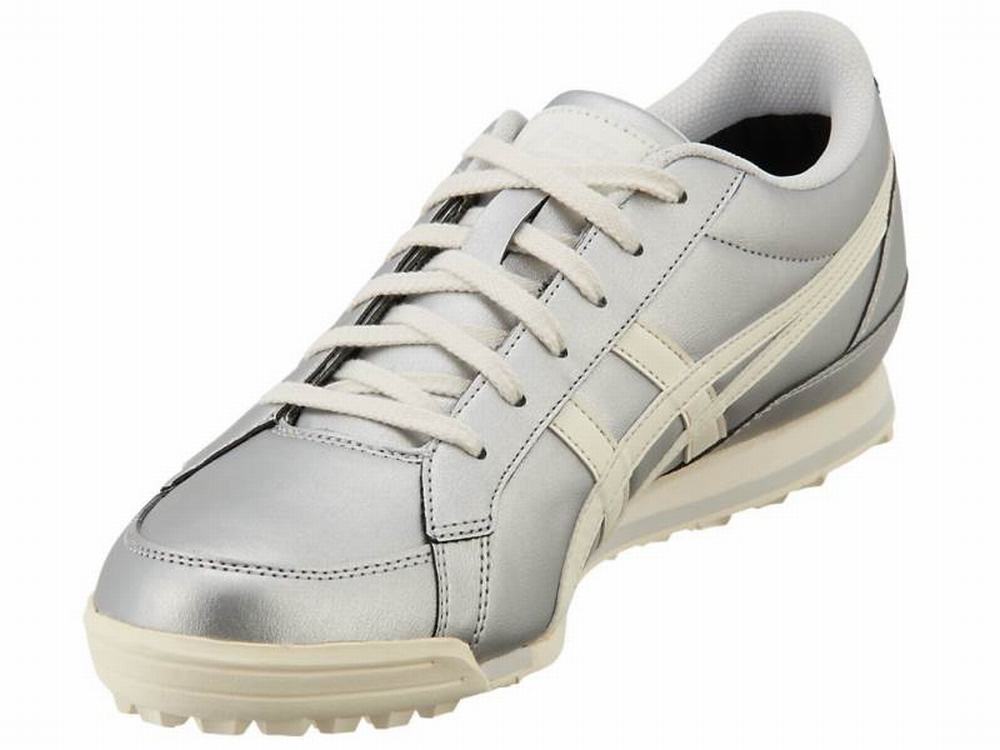 Chaussures de Golf Asics GEL-PRESHOT CLASSIC 3 Homme Argent Blanche | HZO-592843