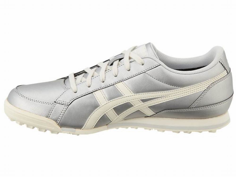 Chaussures de Golf Asics GEL-PRESHOT CLASSIC 3 Homme Argent Blanche | HZO-592843