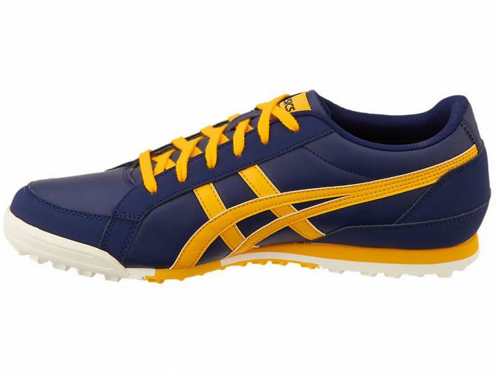 Chaussures de Golf Asics GEL-PRESHOT CLASSIC 3 Homme Fleur Orange Bleu Marine | KSL-407198