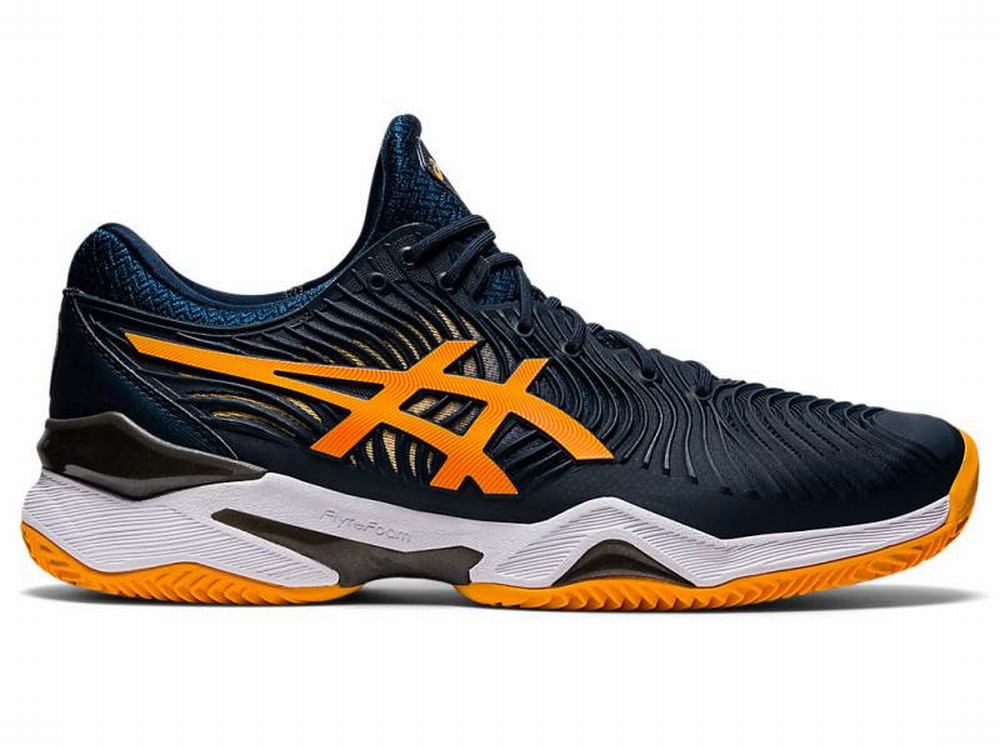 Chaussures de Tennis Asics COURT FF 2 CLAY Homme Bleu | EQH-821034