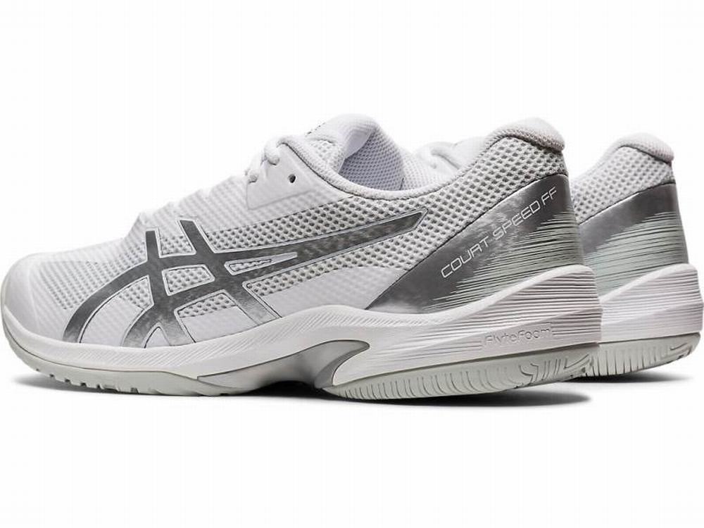 Chaussures de Tennis Asics Court Speed FF Homme Blanche Argent | TIL-729408